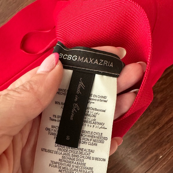 Bcbg Bondage Skirt Red - Picture 2 of 3